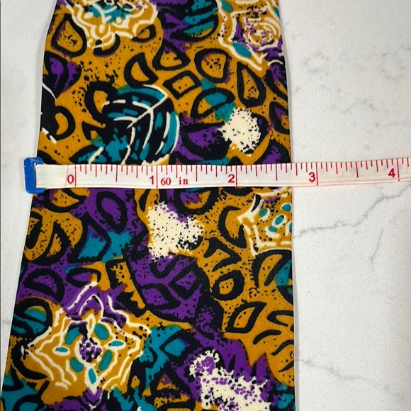 European Culture Yellow and Purple Tie New Without Tags - Picture 3 of 5